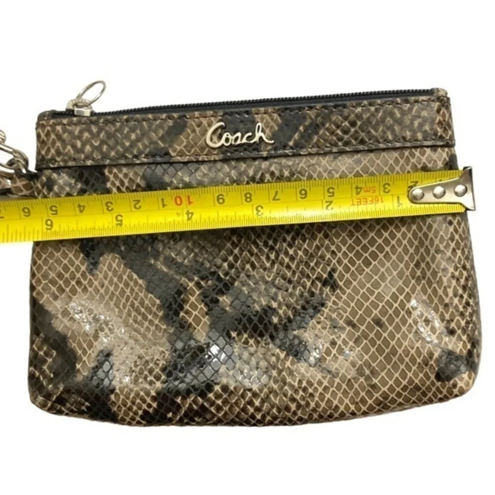Coach Ashley snakeskin embossed wristlet - Picture 4 of 5